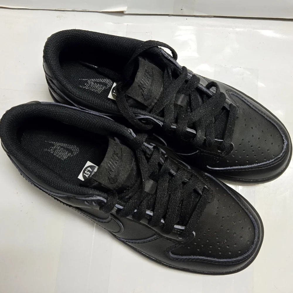 Nike‎ Dunk Low GS Triple Black Big Kids Shoes